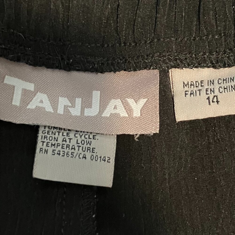 Navy Blue TanJay Slacks Size 14 EUC - Picture 4 of 6